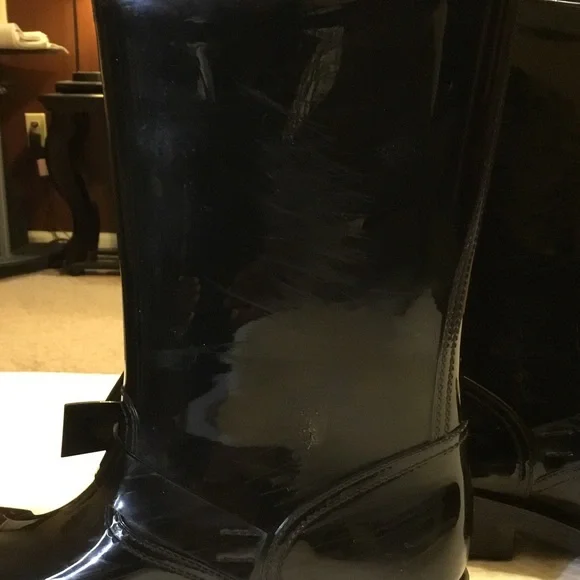Red Valentino rubber rain boots - Picture 3 of 11